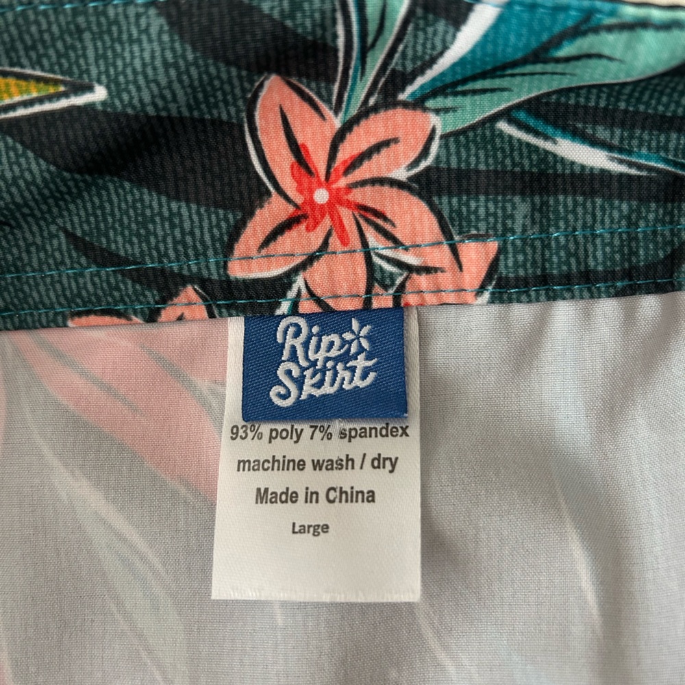 Ripskirt Hawaii Tropical skirt Velcro closure Large length 2 like NEW - Picture 9 of 10